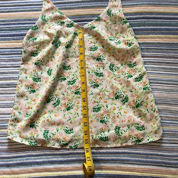 Banana Republic Pink and Green Fitted Camisole Top - Picture 5 of 7